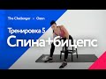 Жиросжигающая видеотренировка с акцентом на спину и бицепсы