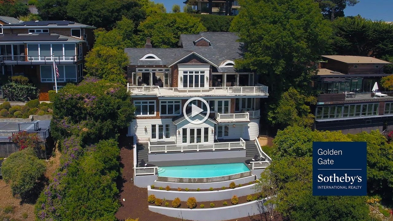 209 Golden Gate Ave Belvedere CA Belvedere Homes for Sale YouTube