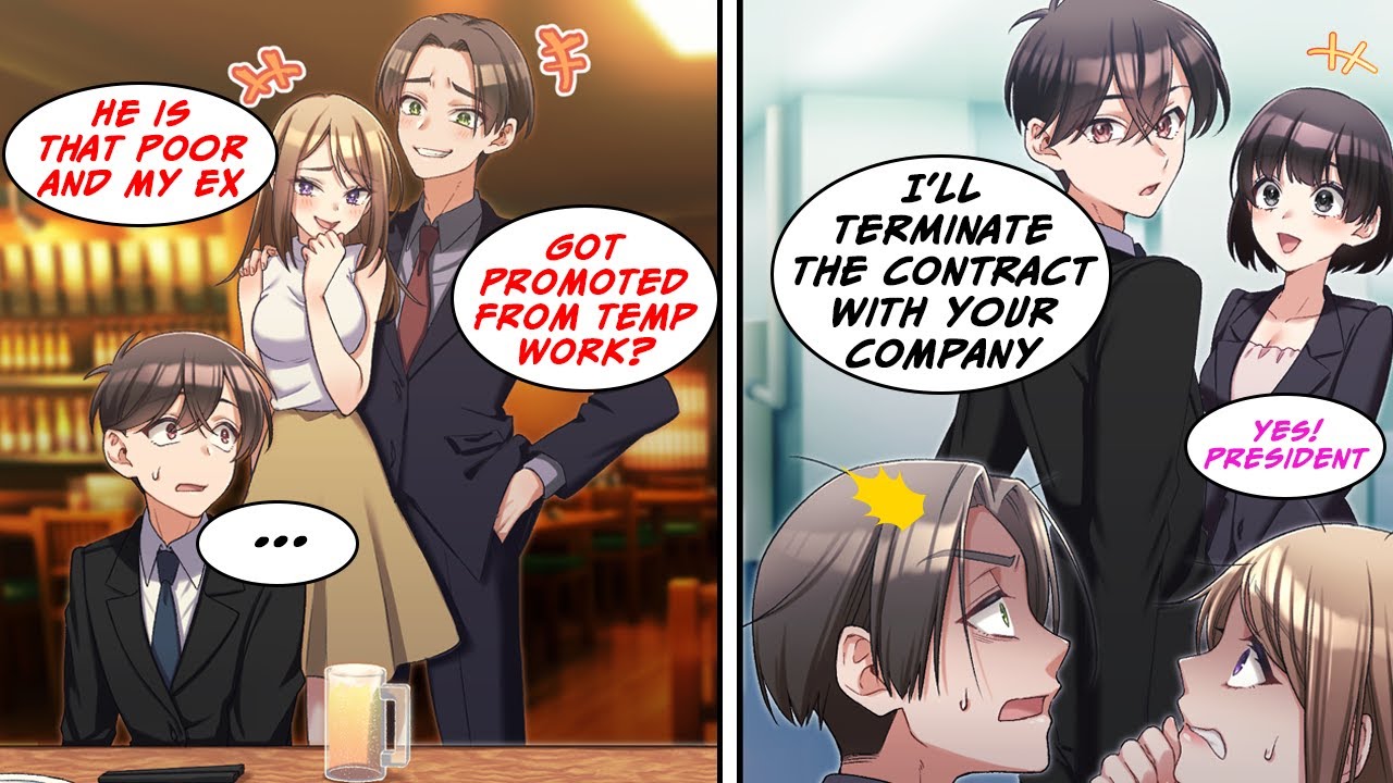 [Manga Dub] My promotion party, My Ex crashed and mocked Me. Later, I canceled Their contract...