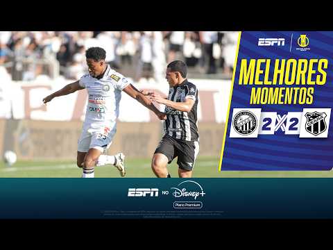 JOGAÇO! OPERÁRIO E CEARÁ EMPATAM EM PARTIDA DE QUATRO GOLS | MELHORES MOMENTOS