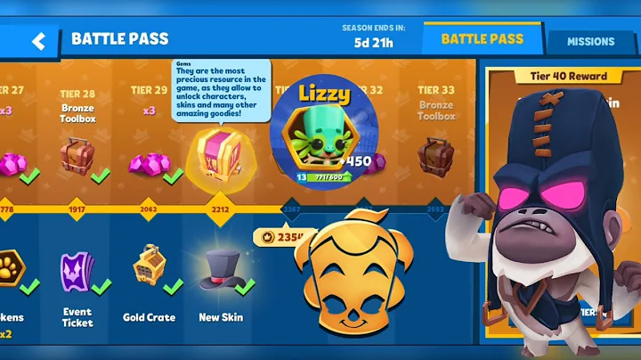 Zooba Battle Pass I Got Primal Faye Bruce Level Up...