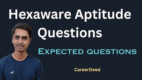 Hexaware Aptitude Questions