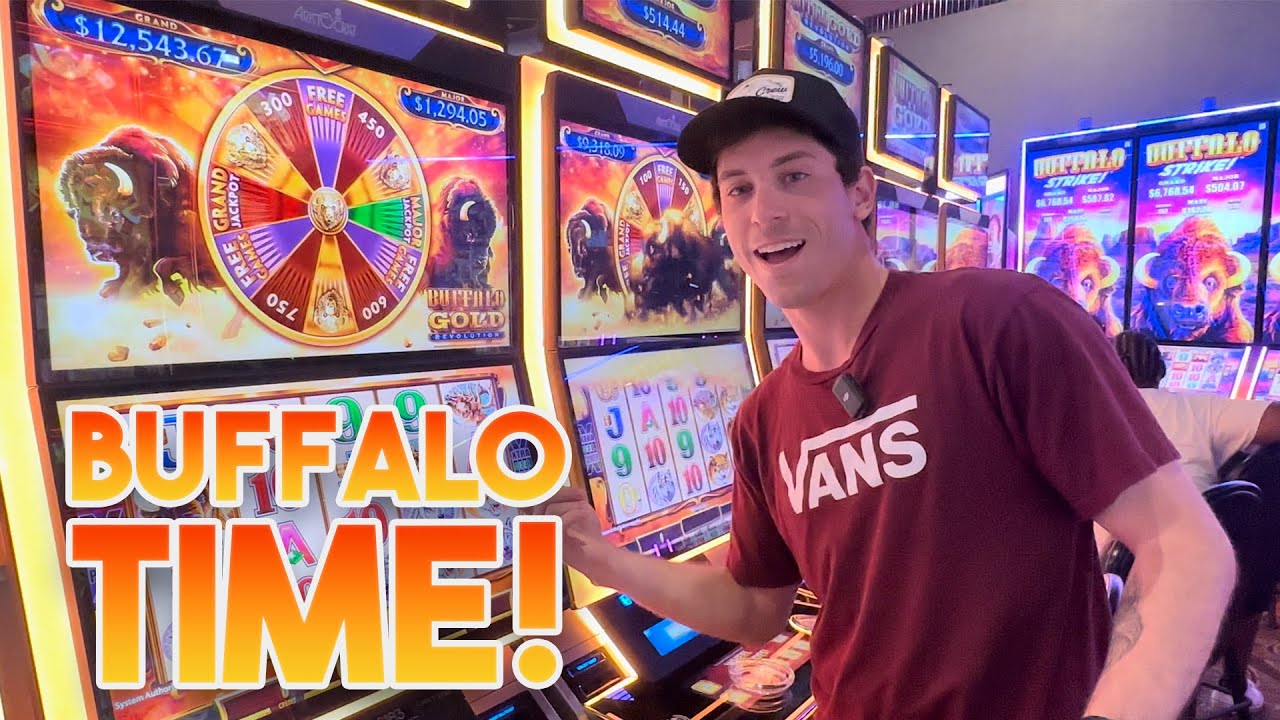Going For The Grand Jackpot On A Buffalo Gold Revolution Slot Machine