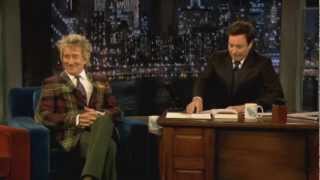 Rod Stewart - Jimmy Fallon Interview oct 2012 Full HD