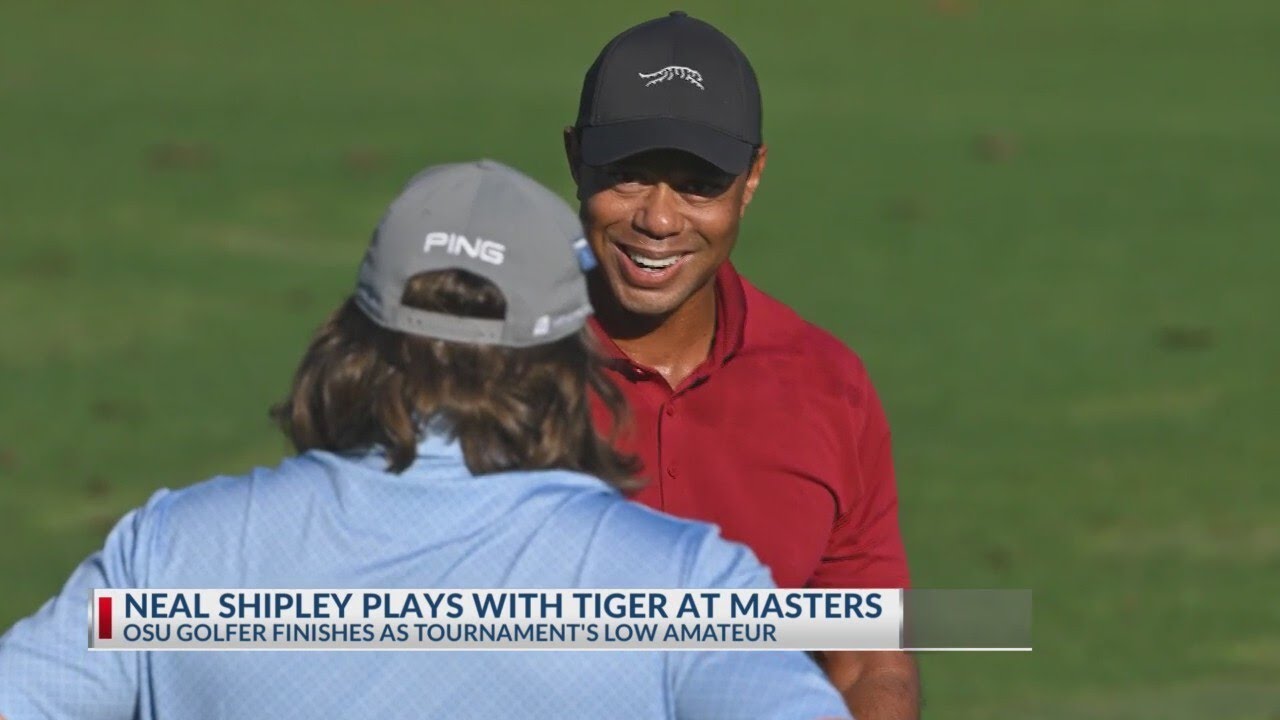 Low amateur Neal Shipley plays final round with Tiger Woods ...