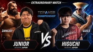 Download lagu 🔥 INTENSE MATCH ▰ HIGUCHI (Guile) vs JUNIOR (Zangief) ▰ TOPANGA Championship–Street Fighter 6 🔥