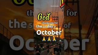 Prayer for today Monday October, 5 2026 #prayer #god #october #update #today