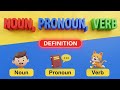 Parts of Speech Explained with Examples | Noun, Pronoun, Verb Definition | English Grammar