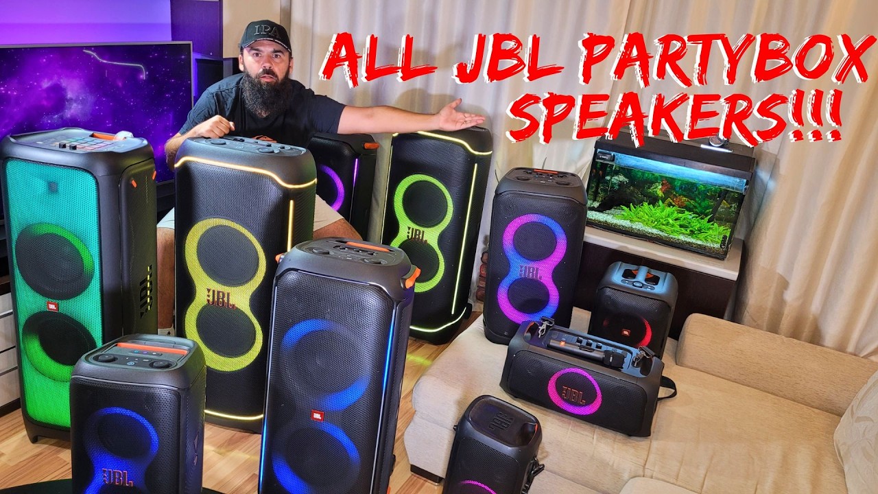 I Bought ALL JBL Partybox Speakers and Here's What I Found!