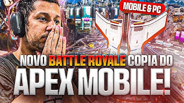 NOVO BATTLE ROYALE CHEGANDO! IGUAL APEX MOBILE🔥🔥🔥  PROJECT SCOUT