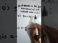 Express in the form ax+by+c=0and indicate valuea, b, c. #viralvideo #viralshorts #maths