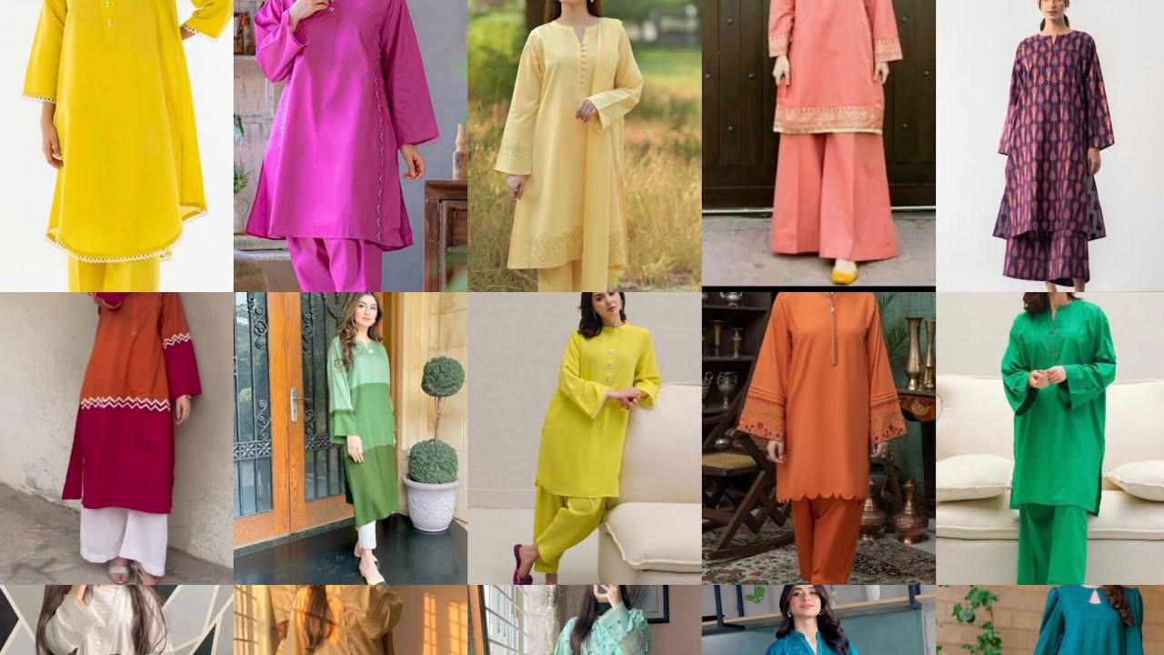 Simple Summer Suits Designs 2026 | Light & Comfortable Daily Wear Dresses for Girls
