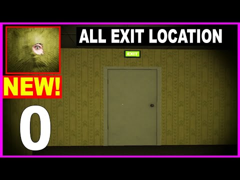 Backrooms Descent Horror Game - Level 0 All Exits Location + Battery + Drink - How to finish Fast