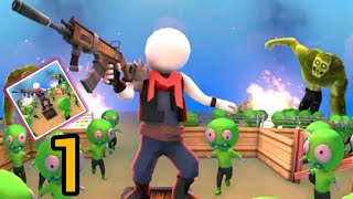 Zombie Shooter : Defense Strike Gameplay Walkthrough Part 1 - Zombie Shooter (Android/IOS) screenshot 4