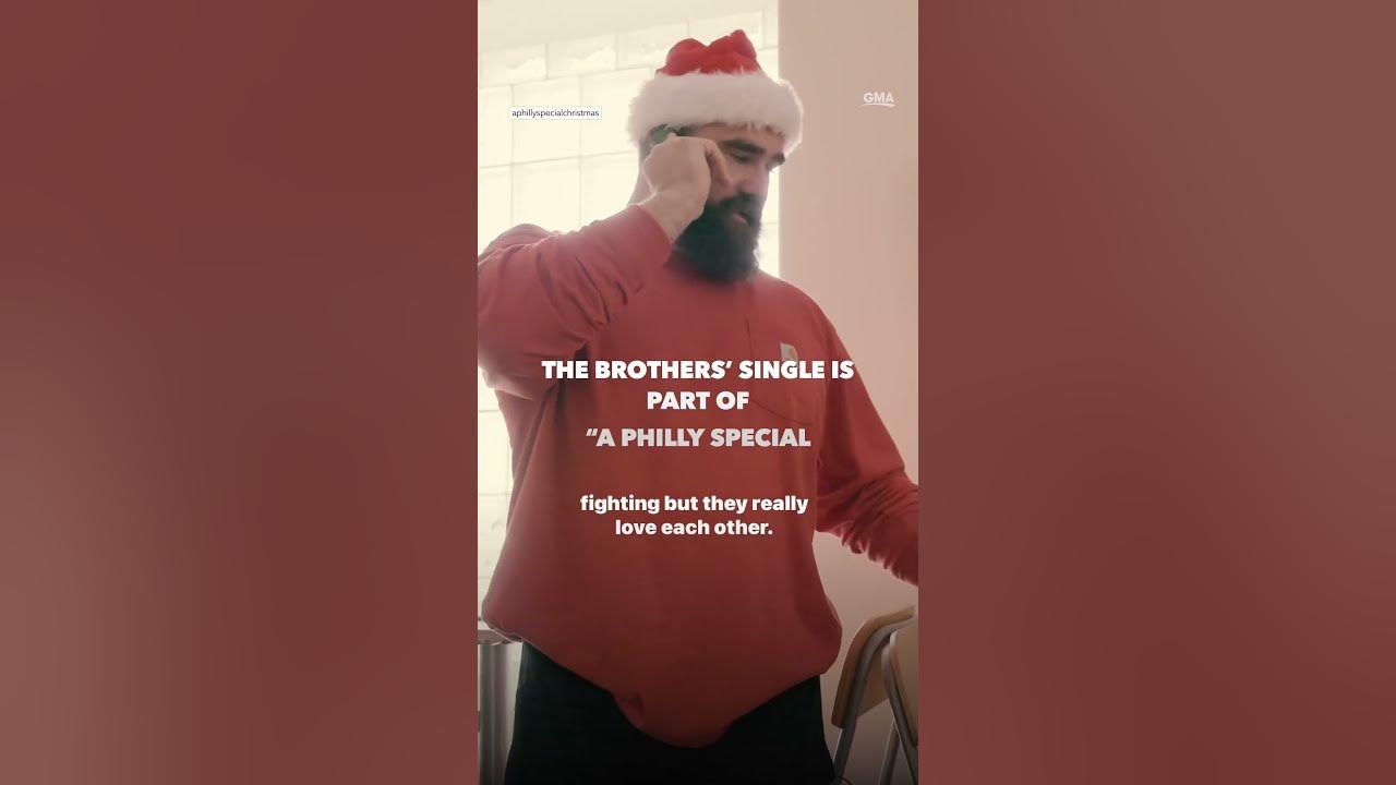 Watch video of Travis, Jason Kelce recording holiday song together Watch video of Travis, Jason Kelce recording holiday song together