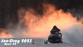 Snowmobile Drag Race #2  2023