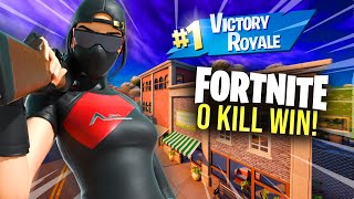 AM FACUT *WIN* CU 0 KILL-URI pe FORTNITE!