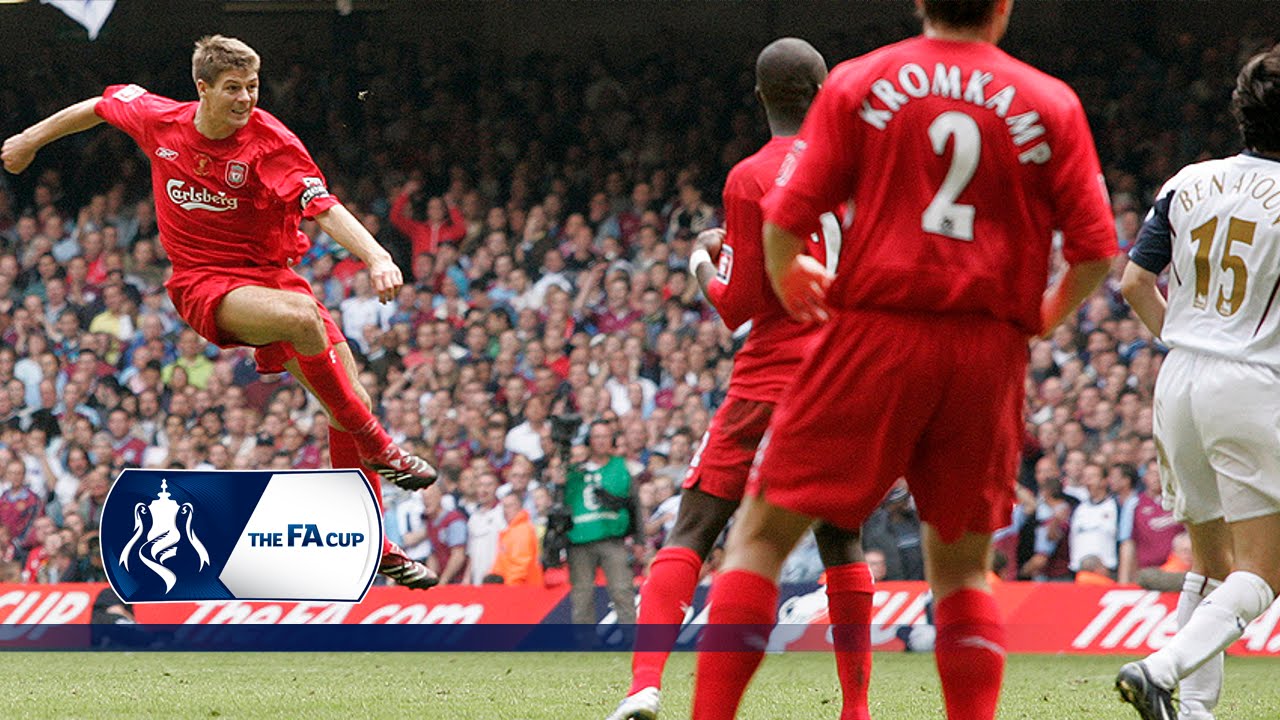 overtale Mount Bank dekorere Gerrard's last minute FA Cup Final belter | From The Archive - YouTube