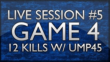 MW3 - S&D 12 Kill UMP45 | Live Session #5 (Game 4/5)