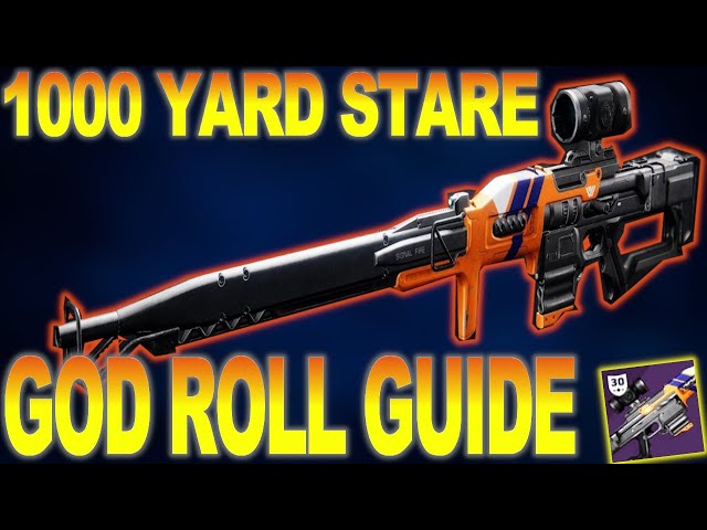 1000 Yard Stare god roll - Destiny 2