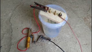 How to Make 230v Water Welding Machine With Salt Diy Experiment Project