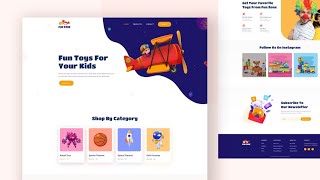 How To Create A Toy Store Website With Elementor