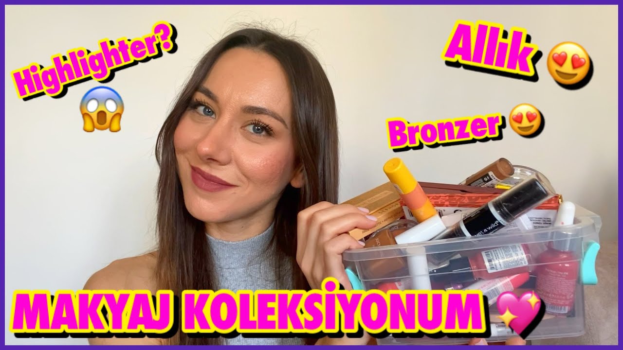 MAKYAJ KOLEKSİYONUM 💖 | ALLIK, BRONZER VE HIGHLIGHTERLAR 😍 Uygun fiyatlı eeen güzel allıklar 🤩