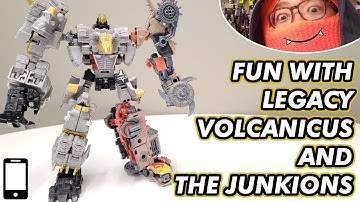 Legacy Fan Mode Custom Combiner feat. Core Volcanicus, Grimlock, Crashbar, Scraphook