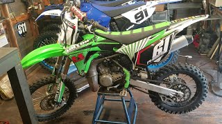 1:11 KX85 KX100 KX112 Top End Rebuild Job. New Piston Install. 2001- 2025 Kawasaki
