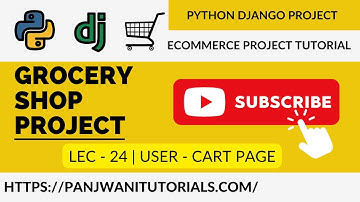 #24 Online Grocery Shop Project | Python Django | User - Cart Page
