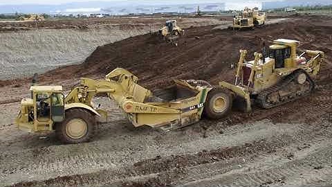 Caterpillar 641 - 651 Scrapers with D10R - RMF TP