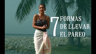 7 formas de usar un pareo