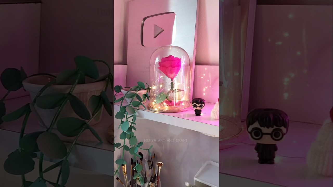 Beauty and the Beast Rose flower Tutorial✨🌹🥀 