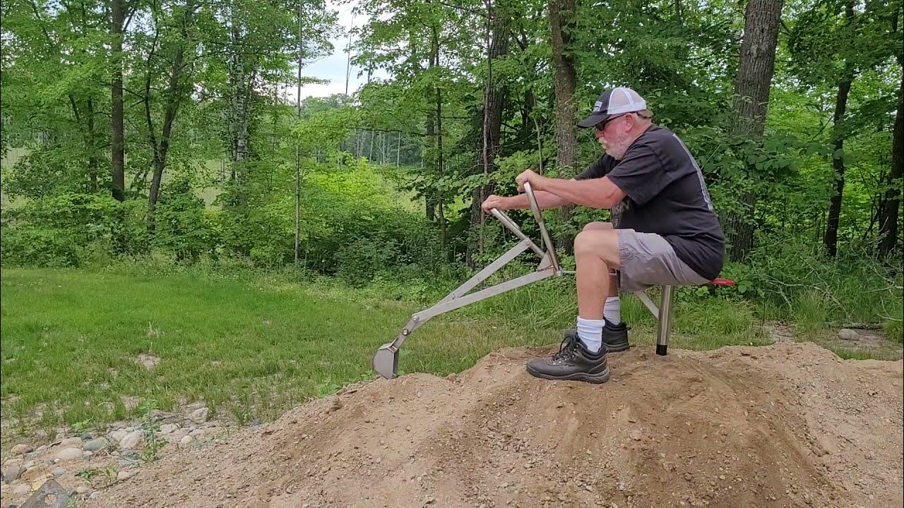 Ride On Sandbox Sand Digger Backhoe Made For Adults Senior No Rust