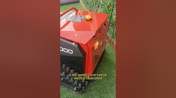 Vigorun remotely controlled versatile flail mulcher made by Vigorun Tech #rasenmäher #cortacésped