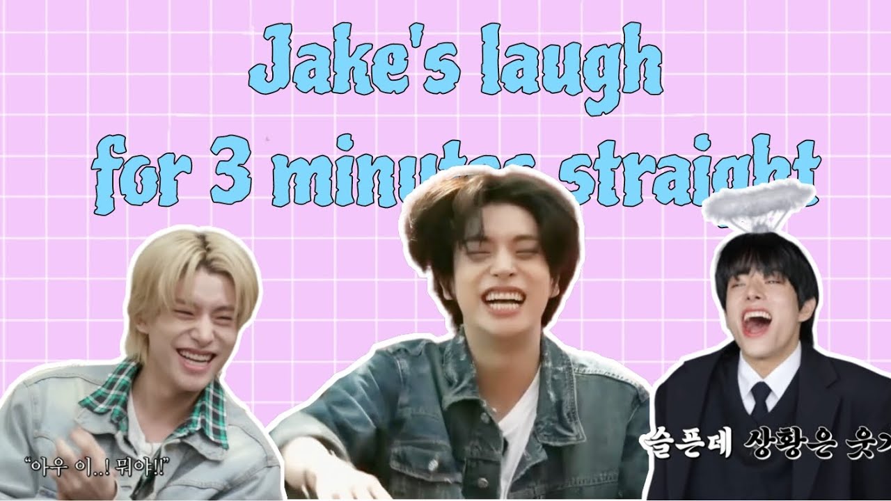 Jake's laugh for 3 minutes straight | ENHYPEN