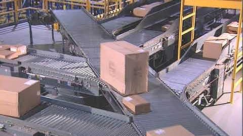 Sawtooth conveyor merge conveyors