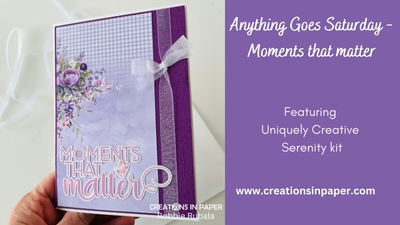 Anything Goes Saturday - Moments that matter - YouTube