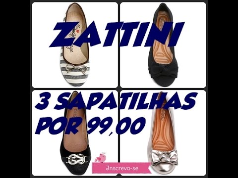 sapatilhas 3 por 99 zattini