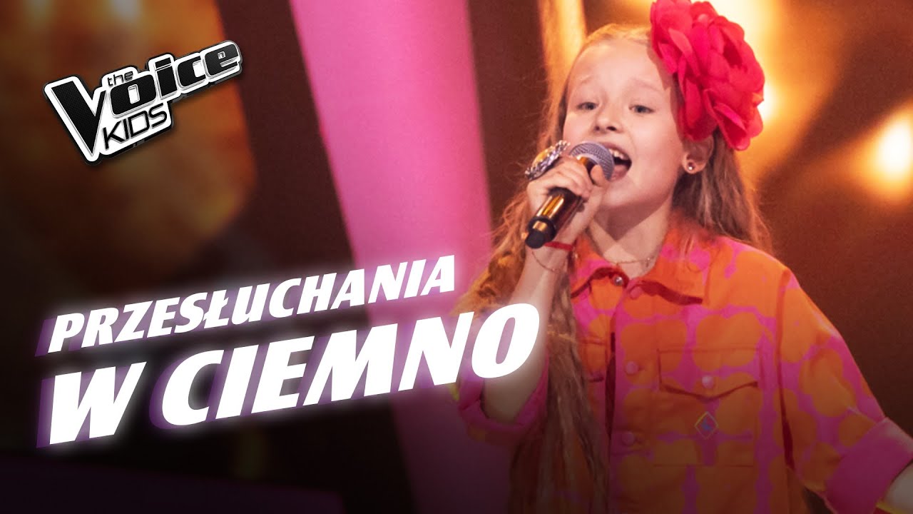 Marianna Kłos - „Italodisco” - Przesłuchania w ciemno | The Voice Kids Poland 8