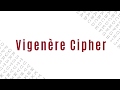 Vigenre cipher