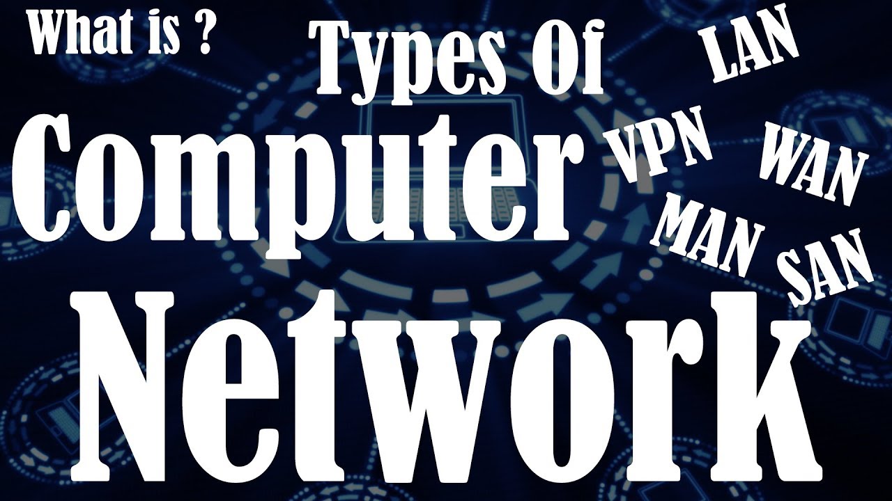 [Hindi] Types of Network | What is a Computer Network | LAN | WAN | MAN ...