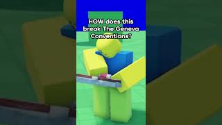forsaken used to BREAK The Geneva Conventions