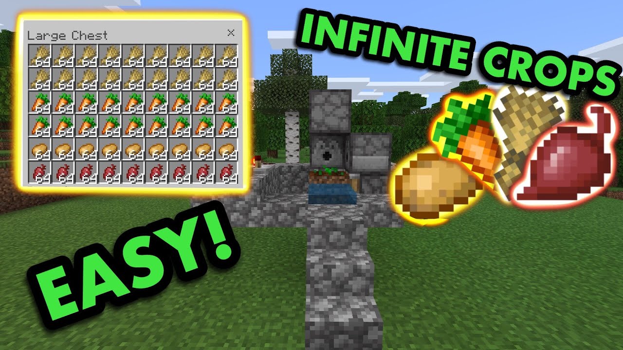 Simple 1 16 Automatic Crop Farm Tutorial In Minecraft Bedrock Mcpe Xbox Ps4 Switch Windows10 Youtube Minecraft Automatic Farm Minecraft Farm Minecraft Simple 1 16 Automatic Crop Farm Tutorial In Minecraft Bedrock Mcpe Xbox Ps4 Switch Windows10 Youtube Minecraft Automatic Farm Minecraft Farm Minecraft