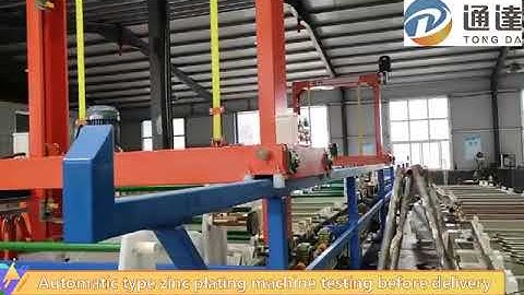 Testing before delivery: Auto Barrel Zinc plating machine