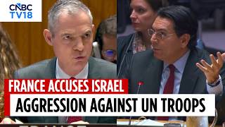 Aggressive Behaviour & Threats:  France Targets Israel at UNSC | Emergency UN Meeting  | N18G