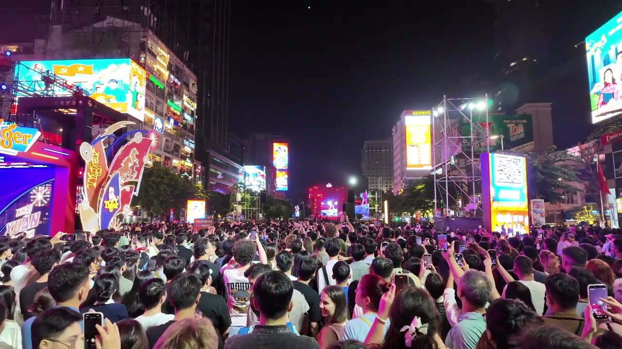 Happy New year 2026 in Saigon (HCMC) - Vietnam - Amazing!