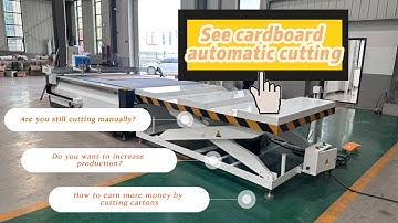 Automatic Loading and unloading cnc carton box cutting machine