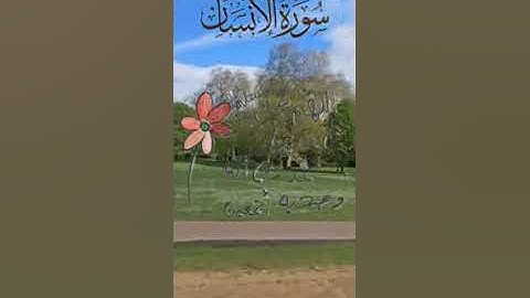 #قران_كريم من سورة الإنسان بصوت القارئ للشيخ سعد الغامدي قناة القرآن الكريم الرسمية