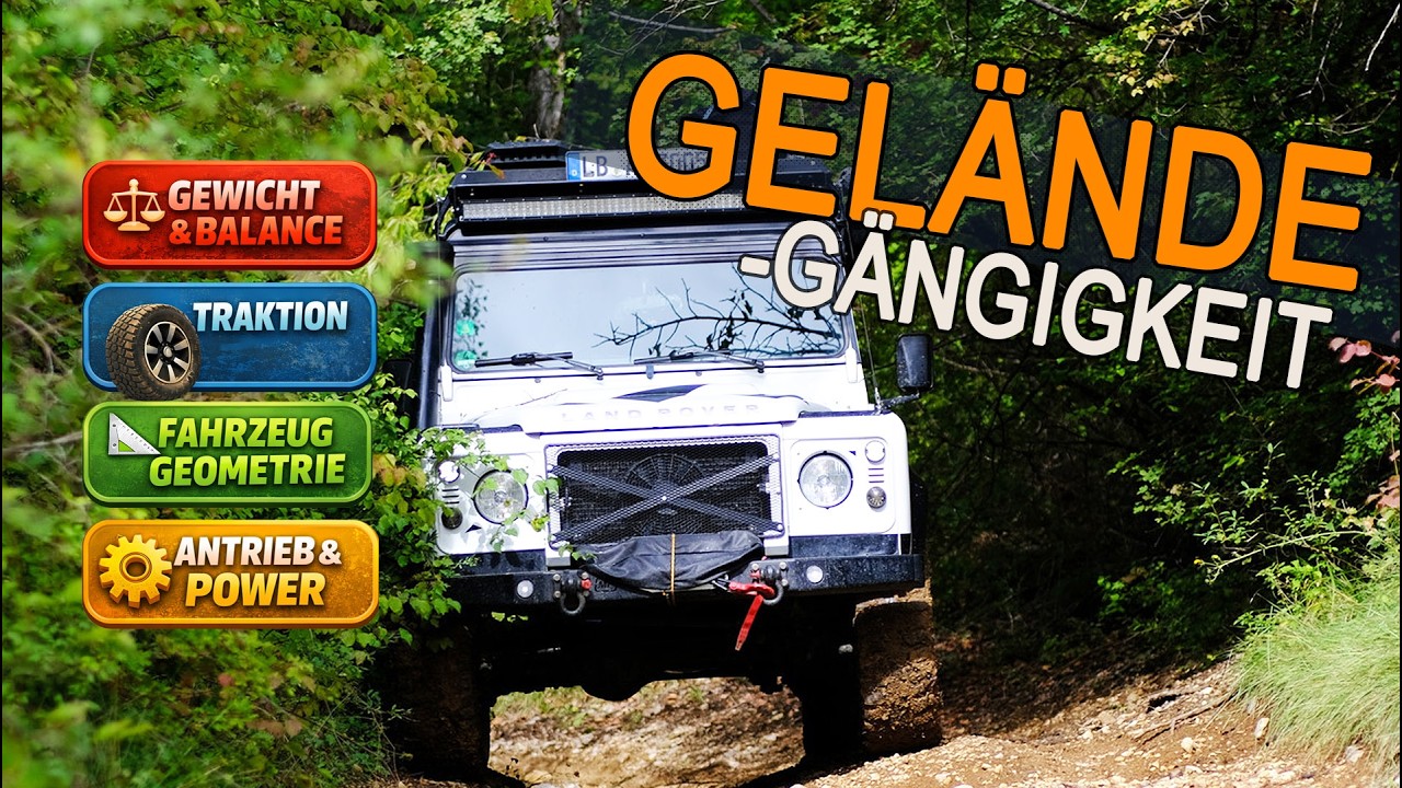 OFFROAD Fahrzeuge  - Grundlagen der Geländegängigkeit